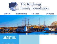 Tablet Screenshot of kitchingsfoundation.org